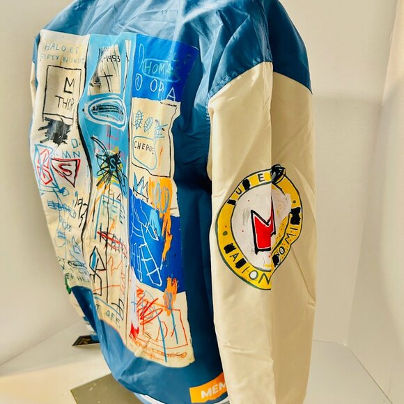 Jean-Michel Basquiat Graphic Art ( Size M ) Members Only Jacket / Windbreaker - Picture 4 of 10